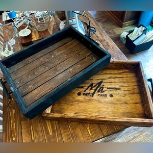 Custom Wood Trays - Any Size, Any Stain!